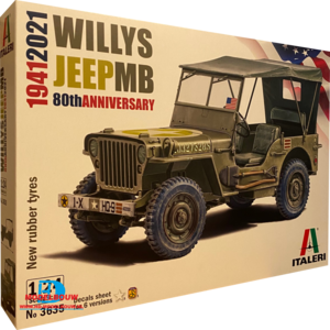 Willys Jeep MB 80th Anniversary (1941-2021)