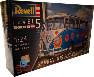 VW T1 Samba Bus Flower Power