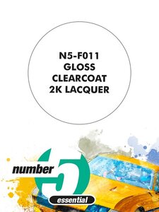 NUMBER 5 (N5-F011) Gloss Clearpcoat 2K Lacquer - 30ML