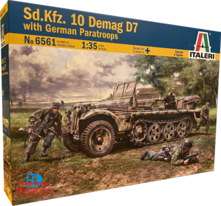 Sd.Kfz. 10 Demag D7 (with German Paratroops) Italeri