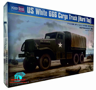 US White 666 Cargo Truck (HobbyBoss 83801)