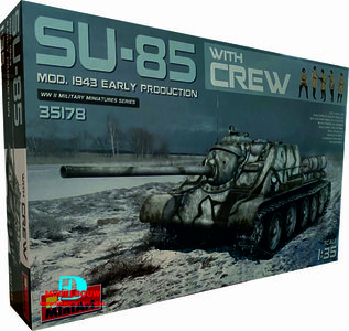 SU-85 (With Crew) (MiniArt 35178)