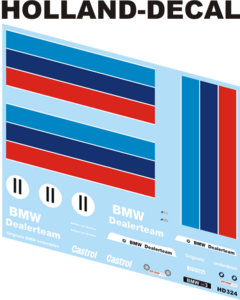 BMW E30 M3 BMW Dealerteam 1/24 (HD345)