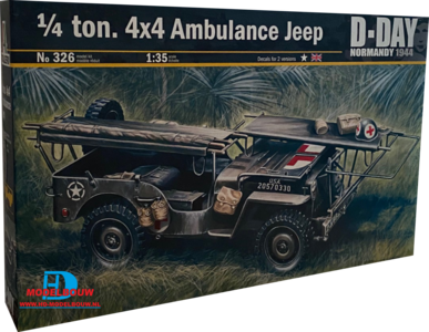 1/4 Ton. 4X4 Ambulance Jeep (Italeri 326)