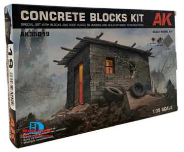 Concrete Blocks Kit (AK Interactive 35019)