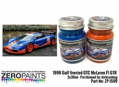 Zero Paints ZP-1509 1996 Gulf Livery GTC McLaren F1 GTR 2 x 30ml