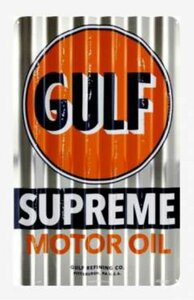 Muurbord Gulf Supreme Motor Oil